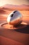 50mm Photograph of SpaceX starship designed by SpaceX landed on Mars realistic landscape, UHD, 8K, unreal 5 render, AI Generative