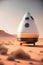 50mm Photograph of SpaceX starship designed by SpaceX landed on Mars realistic landscape, UHD, 8K, unreal 5 render, AI Generative