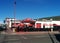 50s diner on Route 66 street corner in Williams, AZ