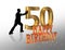 50th Birthday Invitation Card