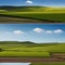 545 Serene Countryside: A serene and tranquil background featuring a countryside landscape in soothing and natural colors that c