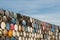 55 Gallon Drums Stacked on Each Other in a Storage Facility