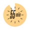 55 minutes. Timer, clock, or stopwatch icon. The timestamp