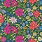 551 Hand-drawn Floral Patterns: An artistic and whimsical background featuring hand-drawn floral patterns in playful and vibrant