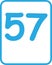 57 Flashcard Numbers for Kids, Learn to count