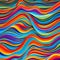 570 Digital Abstract Waves: A futuristic and abstract background featuring digital abstract waves in vibrant and mesmerizing col
