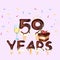 59th Years Happy Birthday card