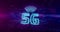 5G 5 generation network mobile symbol hologram