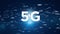 5G communication loop animation