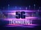 5G conceptual information technologies illustration- background