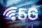 5G Fast Wireless internet connection Communication Mobile Technology concept