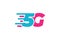 5G network connection business symbol. 5th generation wireless high speed internet technology icon. Vector 5 G