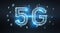 5G network digital hologram 3D rendering