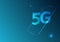 5G new generation networks, high-speed mobile Internet. Abstract connection technology concept background with low poly