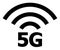 5G Radio Source - Raster Icon Illustration