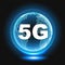 5G Vector Icon. 5th Generation Wireless Internet Network Connection Information Technology Illustration. Mobile devices