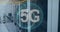 5G written in the middle of a futuristic circles 4k