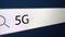 5G written in search bar with cursor