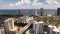 5k aerial drone approach towards ocean. Video of Aventura Florida and Sunny Isles Beach