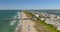 5k aerial drone video Wrightsville Beach Crystal Pier