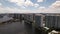 5k aerial video waterfront condominiums Aventura Florida