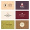 6 detailed business cards