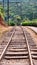 6 feb 2016 Santo AntÃ´nio do Pinhal, Sao Paulo, Brazil, rails of the Campos do JordÃ£o Railroad.