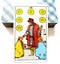 6 Six of Pentacles Tarot Card