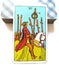 6 Six of Wands Tarot Card Yes Success Victory Triumph Achievement Awards Winning A Big Win Riding High