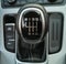 6-speed manual car gearbox. close-up of the gearshift knob. stylish design.
