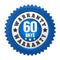 60 Days Warranty Badge Isolated