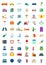 60 Travel & Hospitality Icons Set