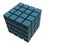 64 blue cubes