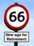 66 new age for retirement