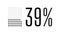 69 percent people infographic, sixty nine percentage chart statistics diagram