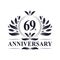 69th Anniversary celebration, luxurious 69 years Anniversary logo design.