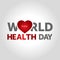 7 april world health day concept design vector illustration