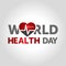 7 april world health day concept design vector illustration