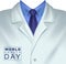 7 april World Health Day. White doctors coat