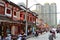 7 JANUARY 2017 - SHANGHAI, CHINA - Shops surround the Yu Garden in the centre of the Shanghai old town