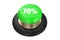 70 percent discount green button