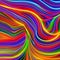 724 Neon Light Waves: A futuristic and dynamic background featuring neon light waves in electrifying and vibrant colors that cre