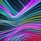 724 Neon Light Waves: A futuristic and dynamic background featuring neon light waves in electrifying and vibrant colors that cre