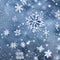 745 Winter Snowflakes: A cool and frosty background featuring winter snowflakes in icy and wintery colors that create a serene a