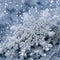 745 Winter Snowflakes: A cool and frosty background featuring winter snowflakes in icy and wintery colors that create a serene a