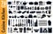 76 signage pictograms on kitchen utensils insects