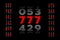 777, lucky seventh jackpot, slot machine style font