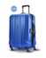 783_Blue modern suitcase for travel