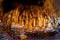 8,000 buddhas cave at Pindaya cave in Myanmar .