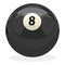 8 Ball with clipping path